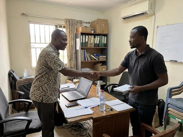 Website launch handover with a business owner
