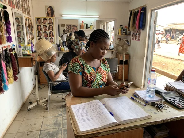 Salon owner booking a customer who came from a WhatsApp ad